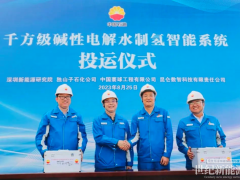 中石油千方級堿性電解水制氫智能系統投運!