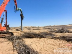 中天合創烏審旗風光制氫一體化項目光伏發電工程正式開工
